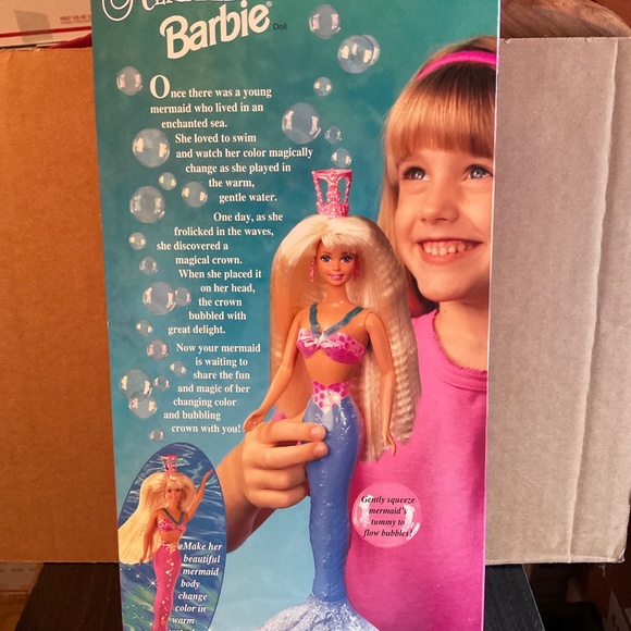 1996 Bubbling Mermaid Barbie. K153 - Picture 2 of 3